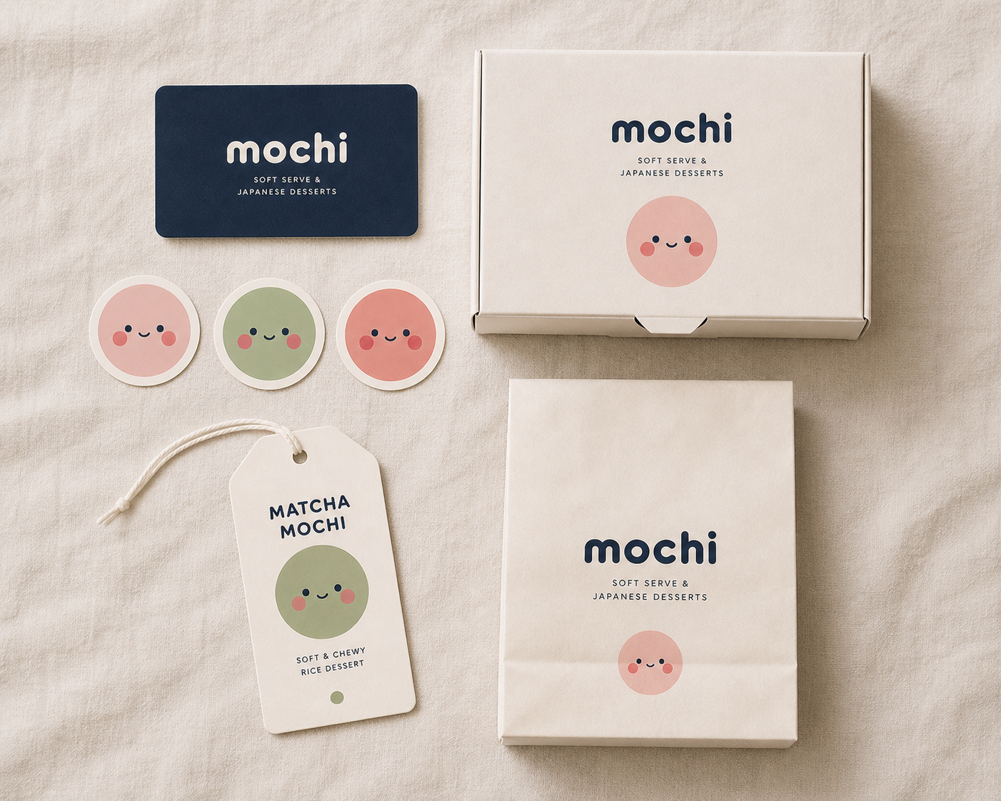 MOCHI product flatlay